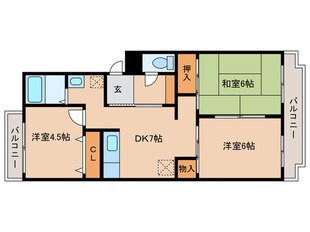 イワタニガーデンハイツの物件間取画像